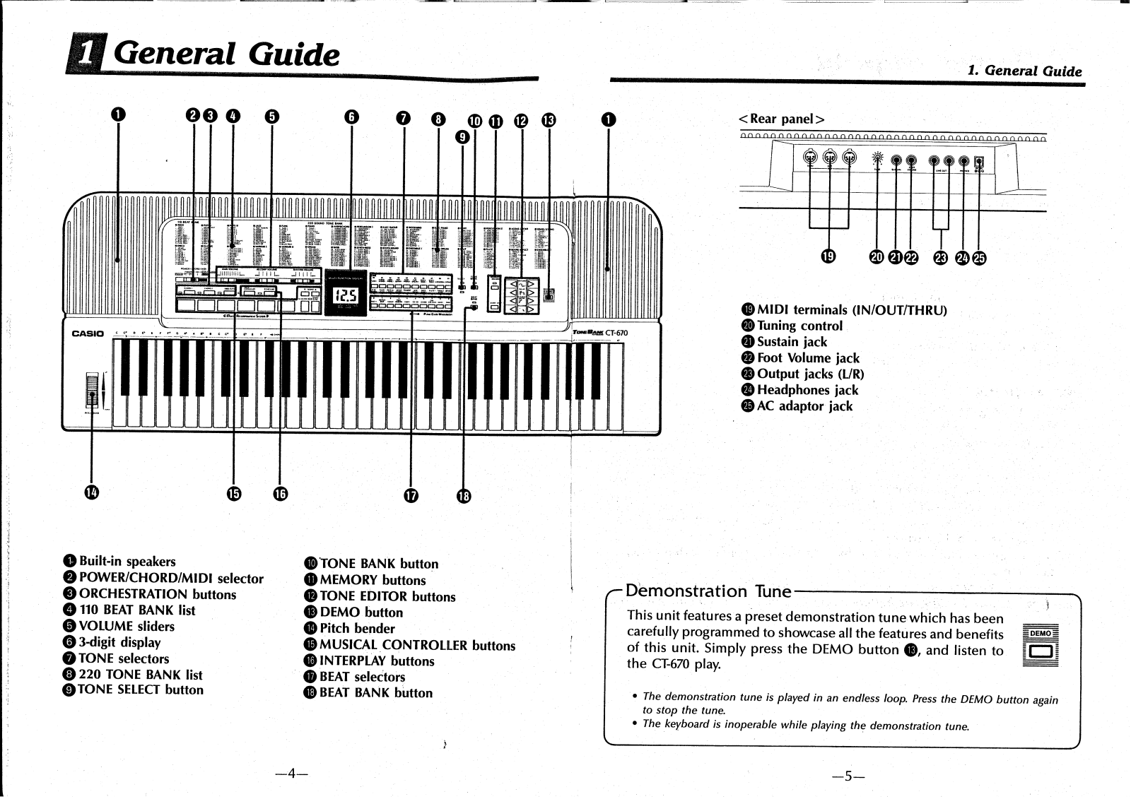 Casio CT-670, ToneBank CT-670 User Manual