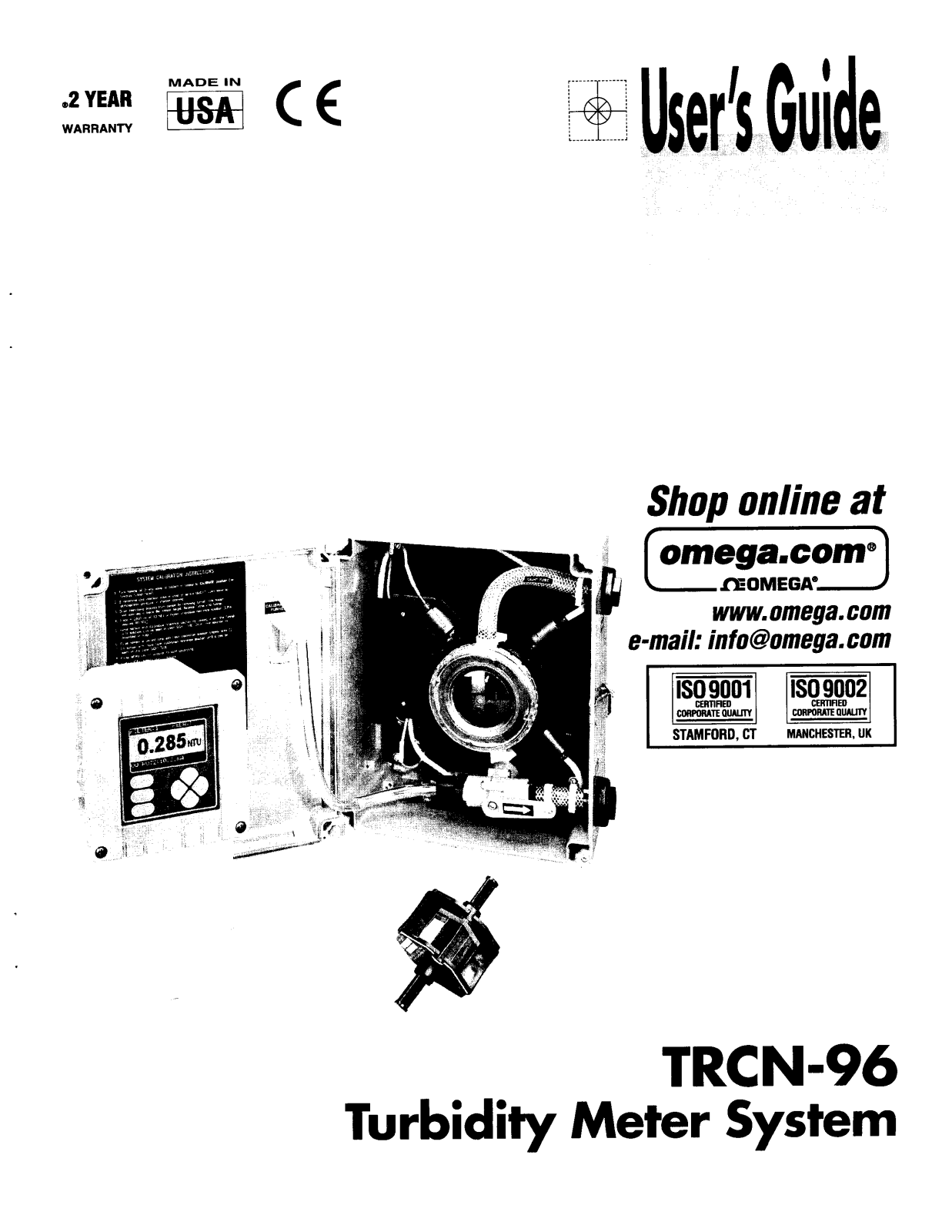 Omega Products TRCN-96 Installation  Manual