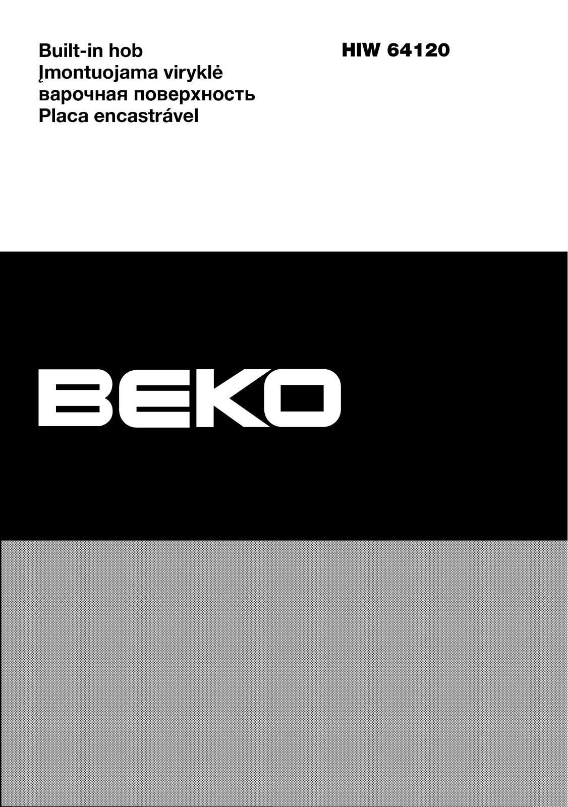 Beko HIW 64120 User manual