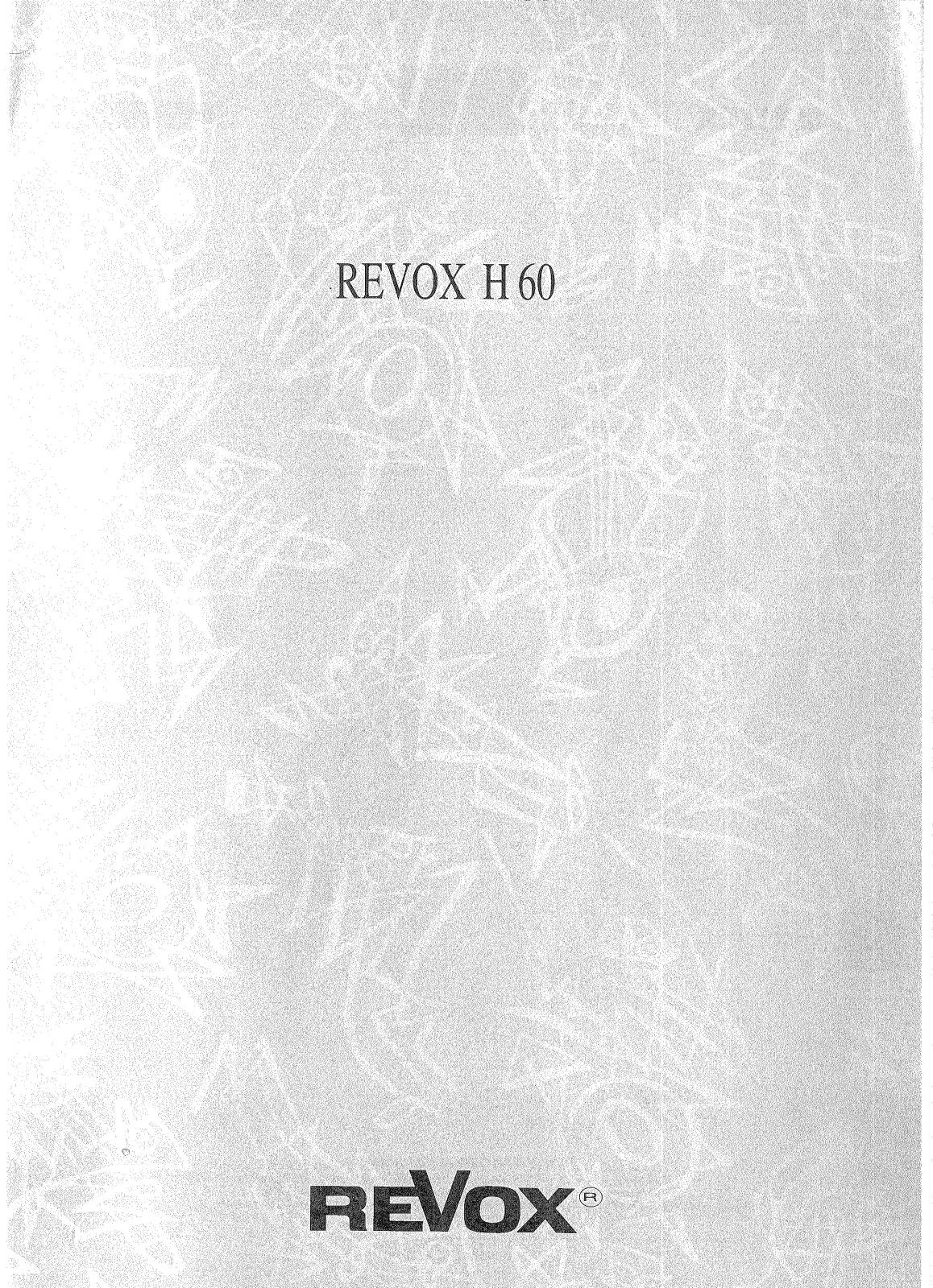 Revox H60 User Manual