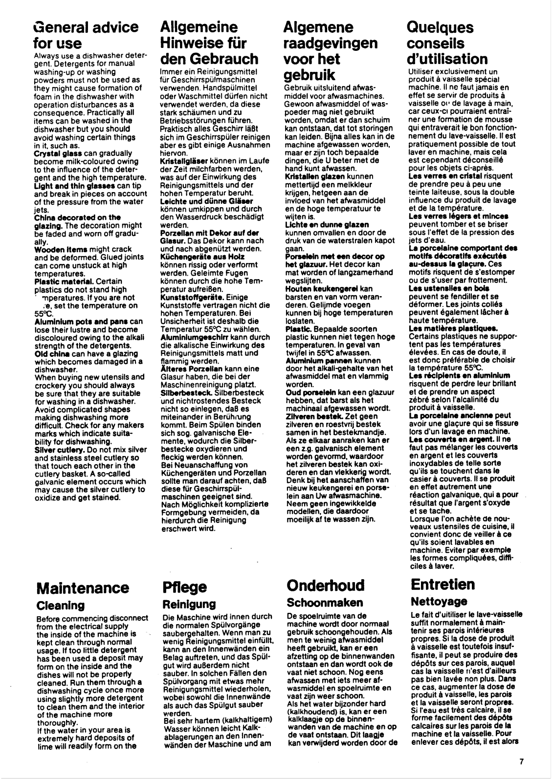 electrolux BD47 User Manual