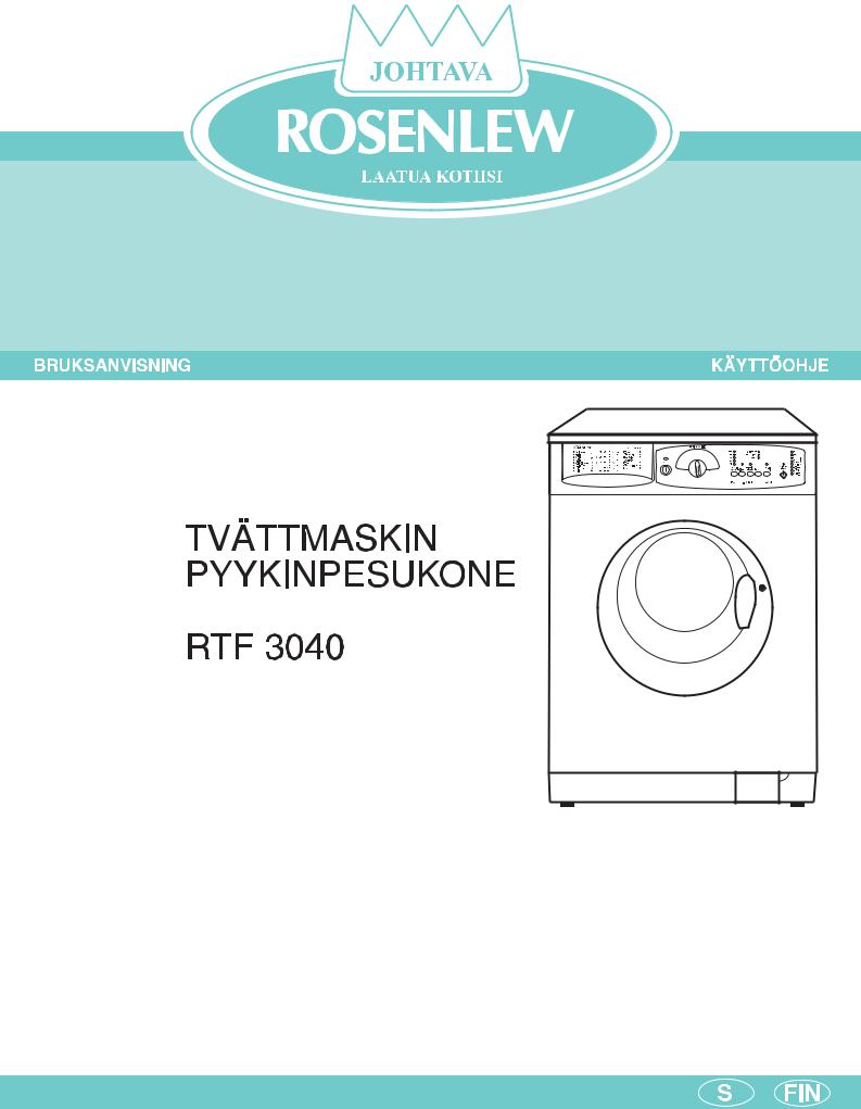 Rosenlew RTF3040 User Manual