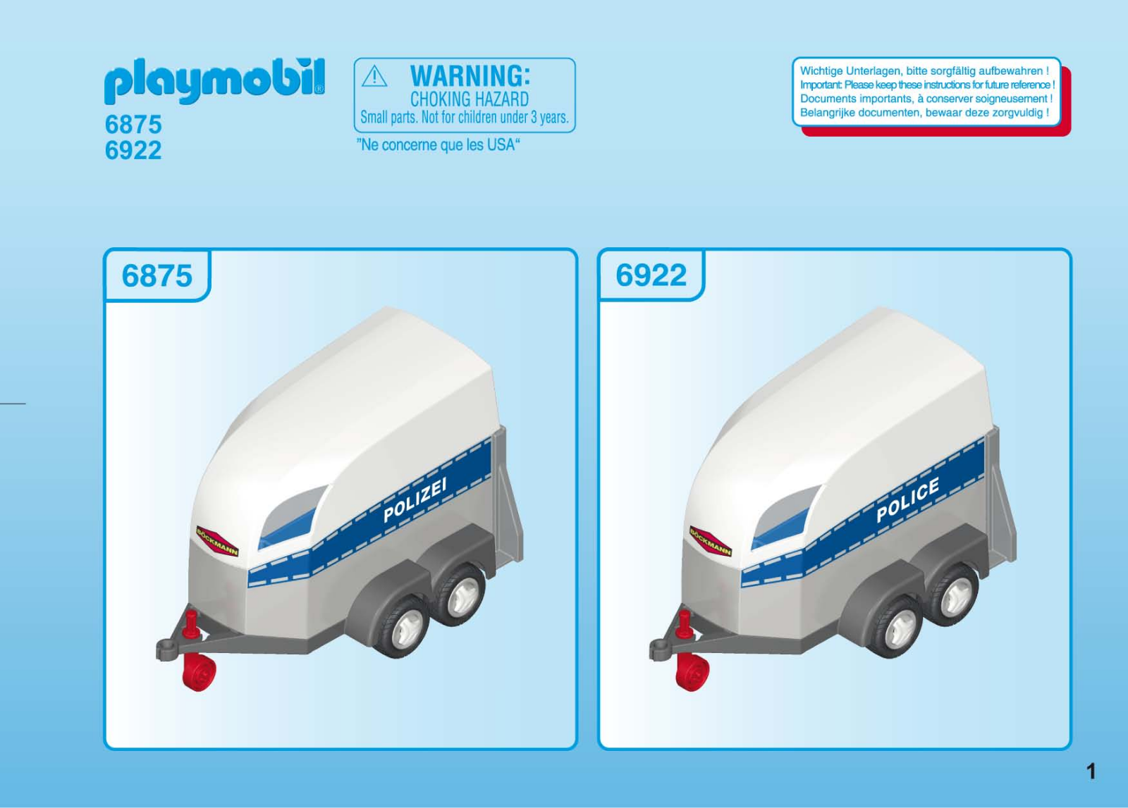 Playmobil 6875 Instructions