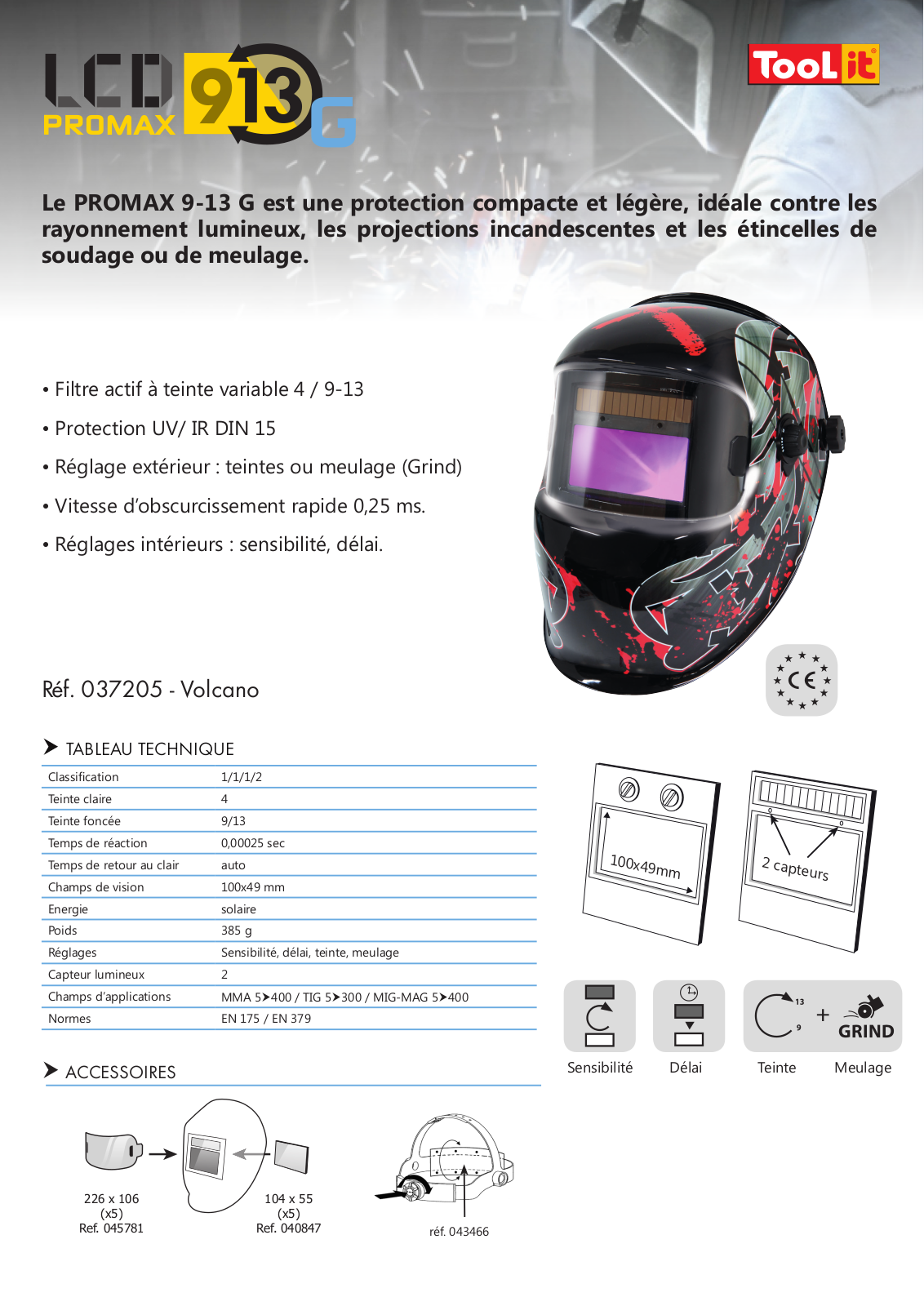 Gys 037205, PROMAX 9-13 G Specification - ManualMachine.com