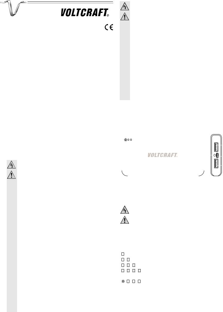 VOLTCRAFT PB-09 User guide