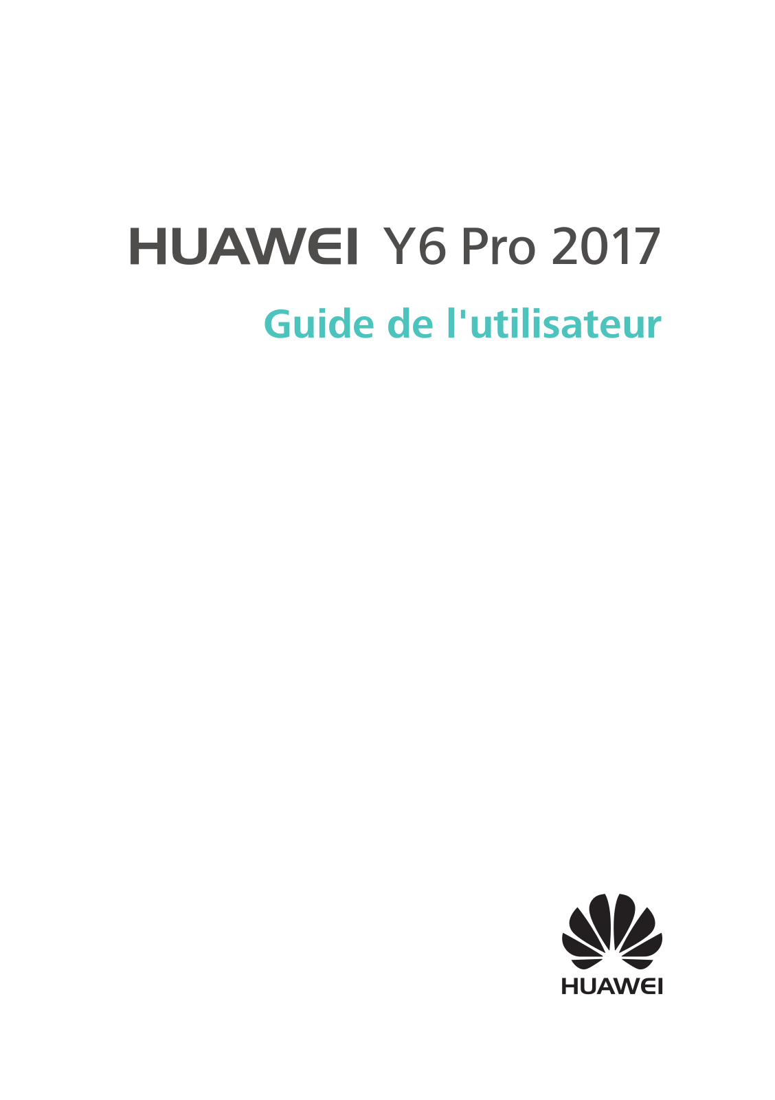 HUAWEI Y6 Pro Guide d'utilisation