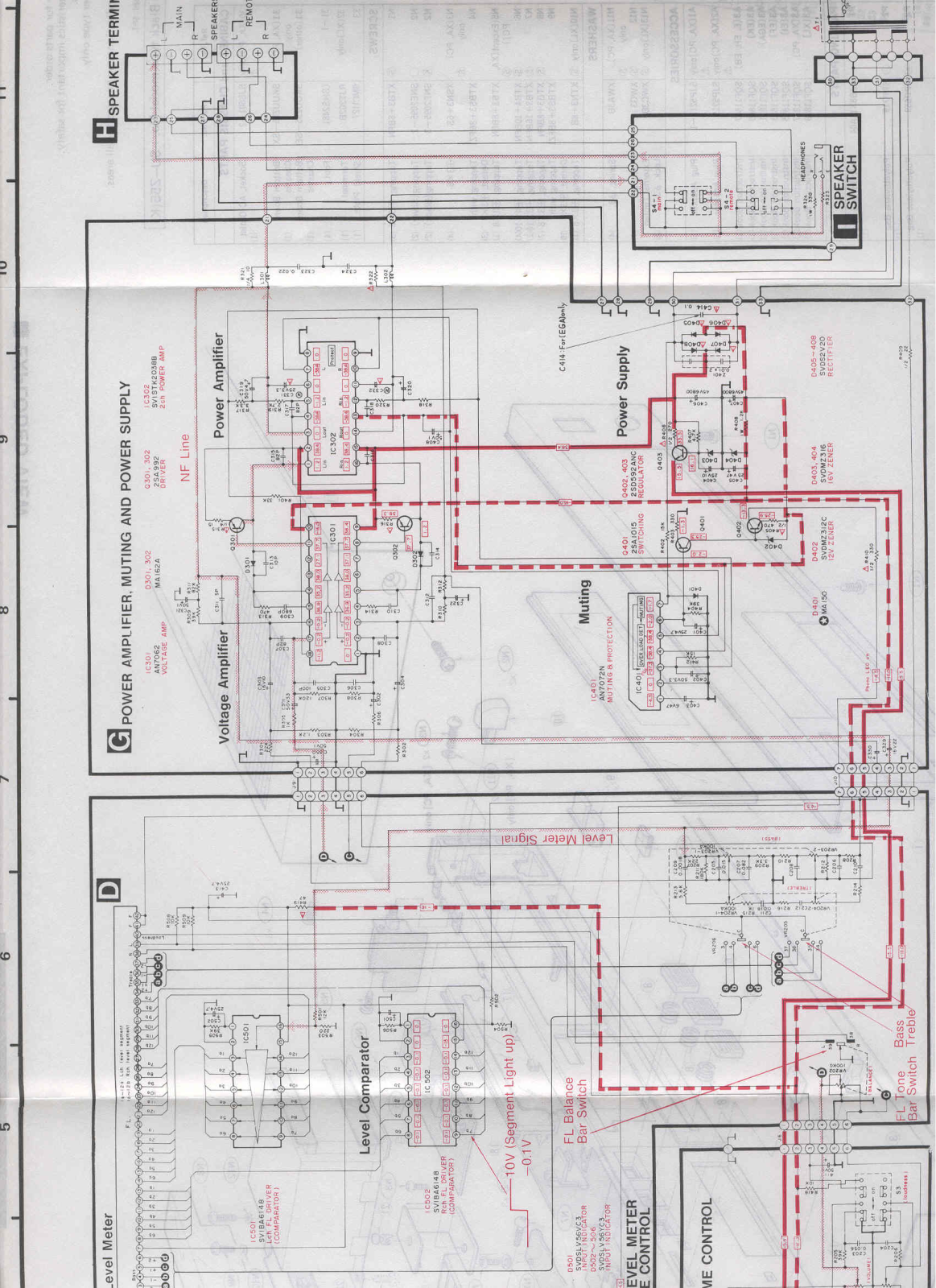 Technics SU-Z55 Schematic