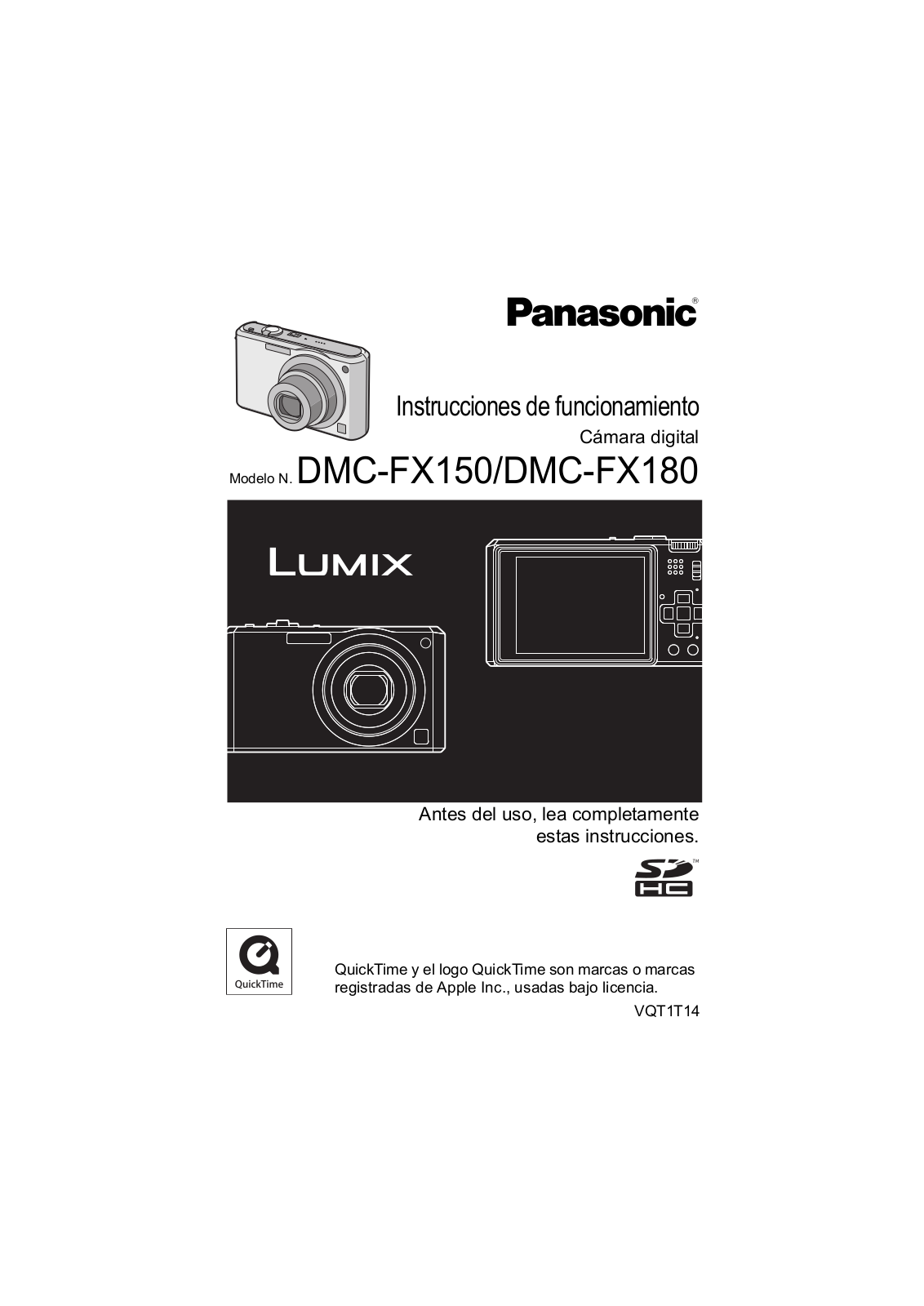 Panasonic LUMIX DMC-FX180, LUMIX DMC-FX150 User Manual