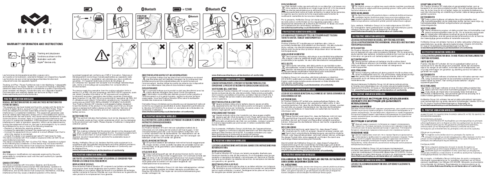 Marley EM-JH133-DN, EM-JH133-CP, EM-JH133-SB, EM-JH133-RA User Manual