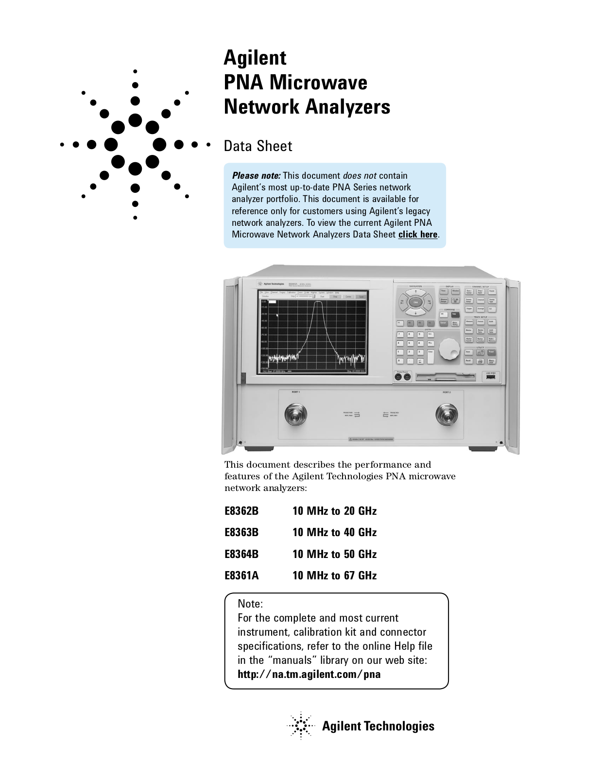 Atec Agilent-E8361A User Manual