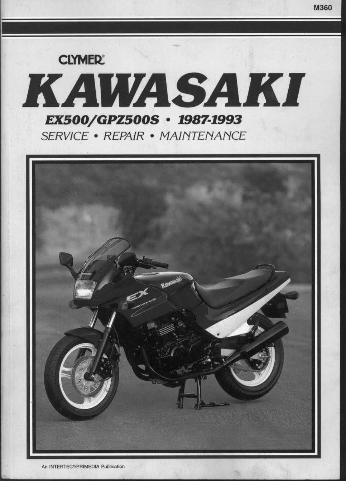 Kawasaki EX500 - Gpz 500 S Service Manual
