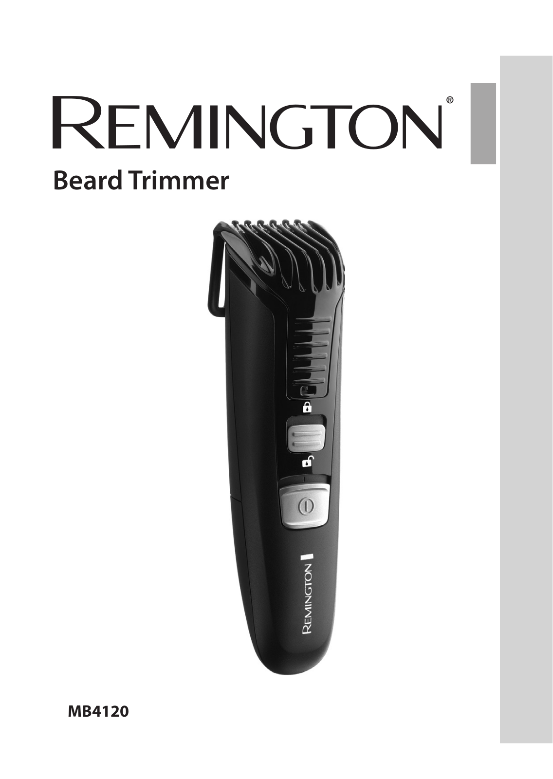 Remington MB4120 User Manual