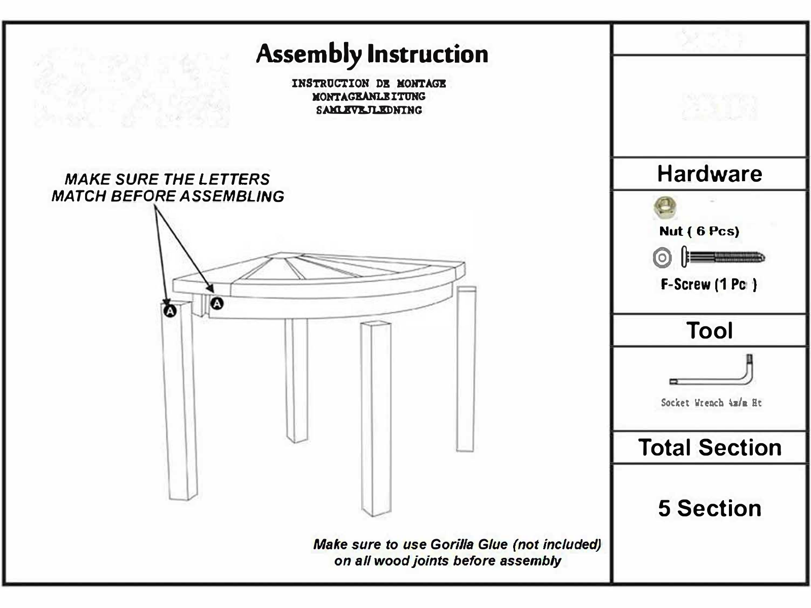 Highland Dunes STTS1003 Installation & Assembly - ManualMachine.com