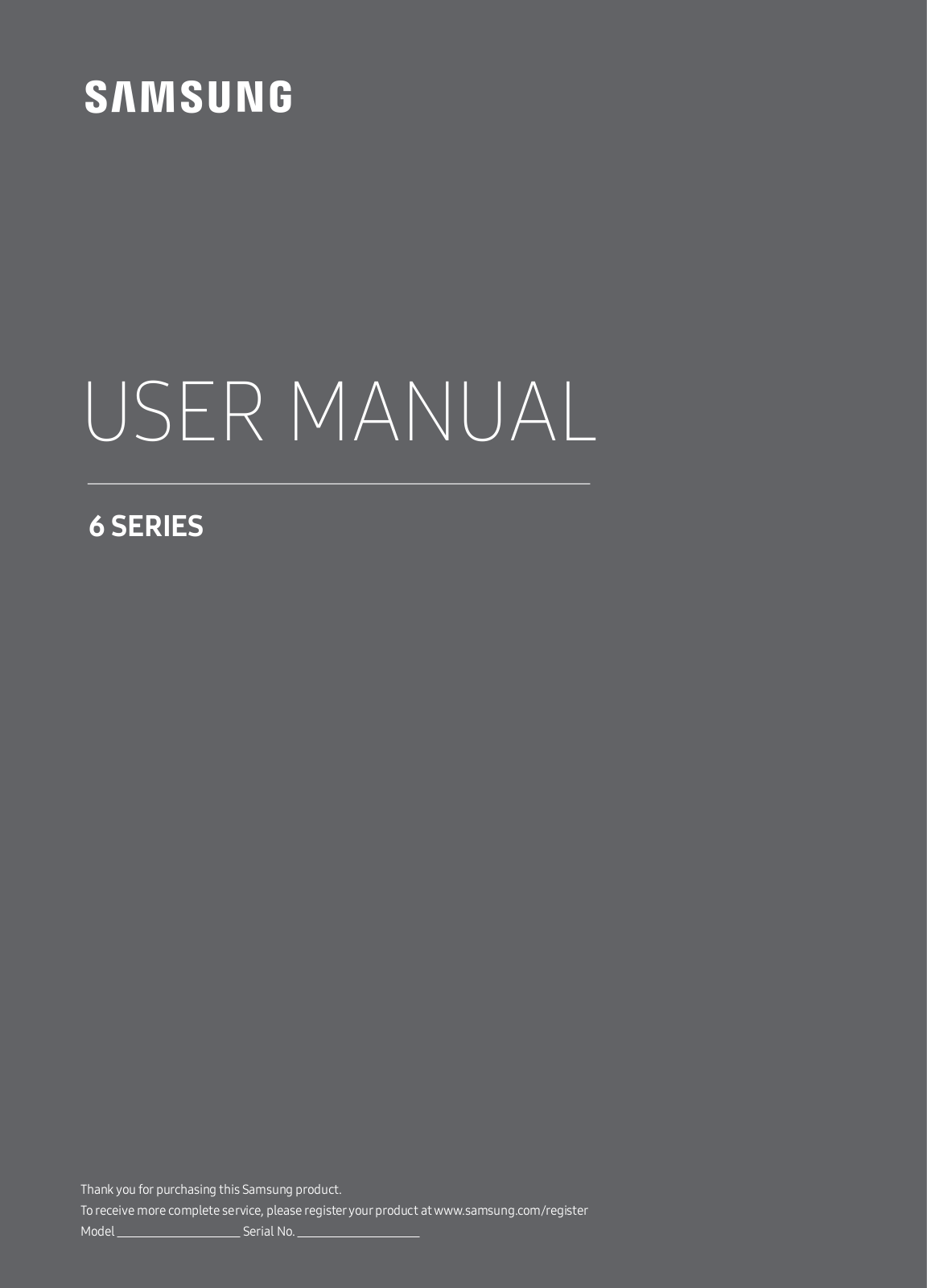 Samsung UE40MU6100 UE43MU6100 User guide - ManualMachine.com