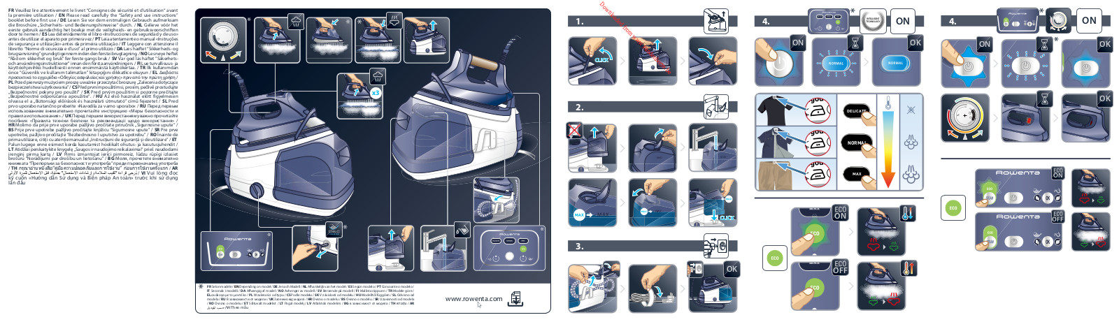 ROWENTA DG8622F0 User Manual