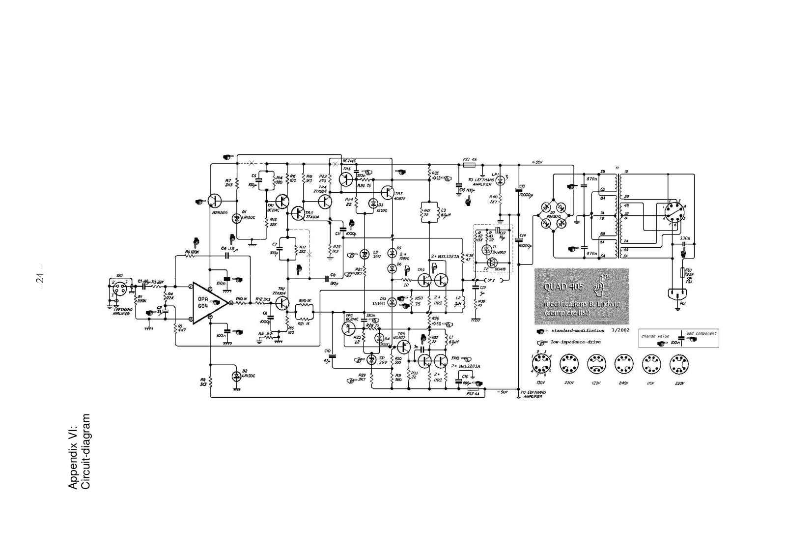 Quad 405 schematic