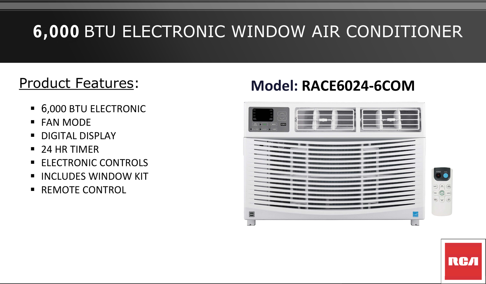 RCA RACE6024-6COM Specifications - ManualMachine.com