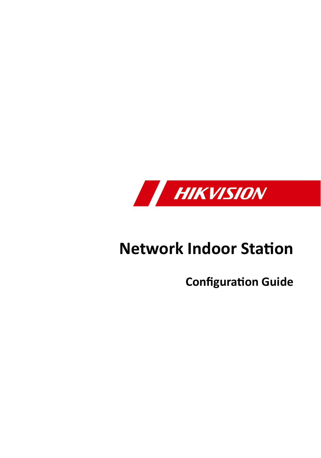 Hikvision DS-KH6320-WTE1 Service Manual