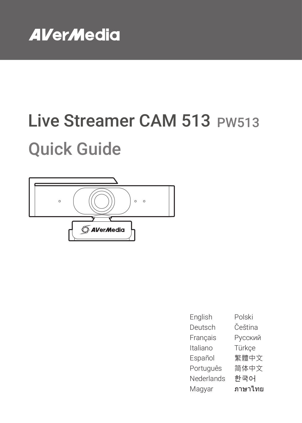 AVerMedia PW 513 User Manual