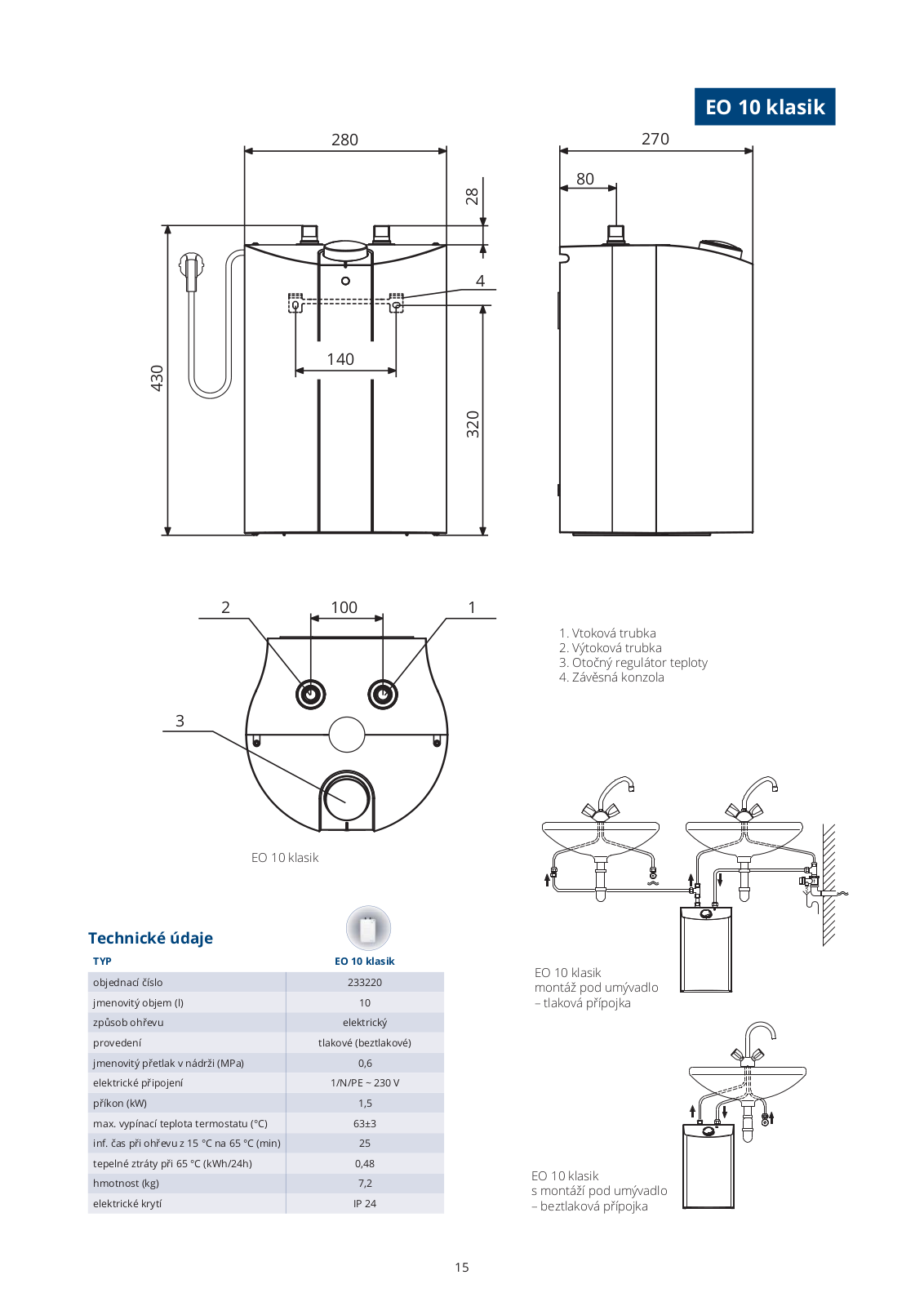 Tatramat EO 10 User Manual