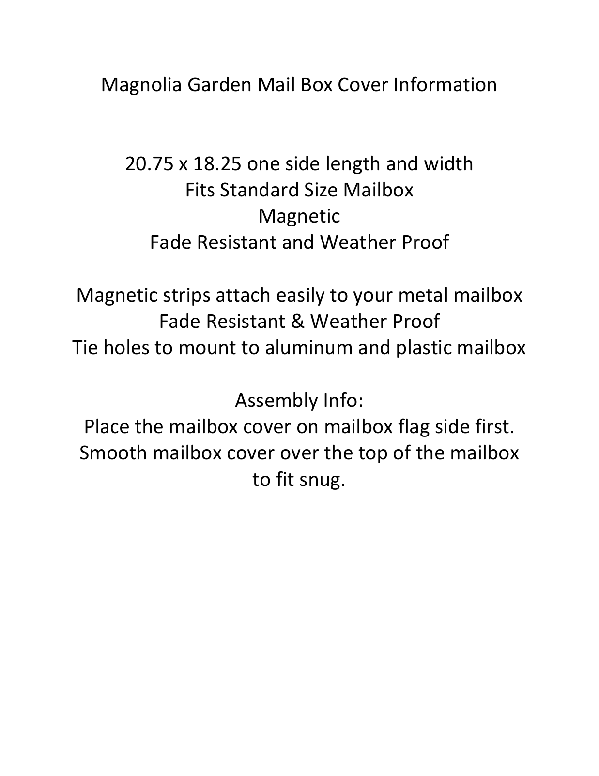 Dicksons Inc DSON2133 Specifications - ManualMachine.com