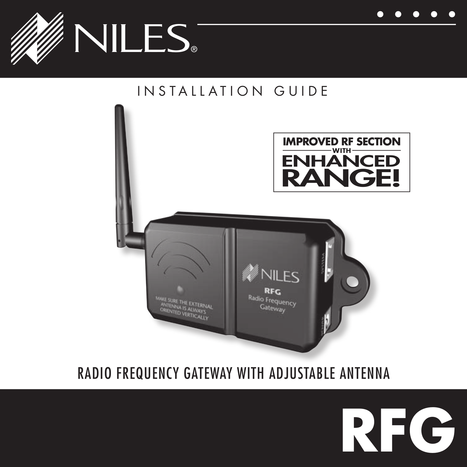 Niles Audio RFG User Manual