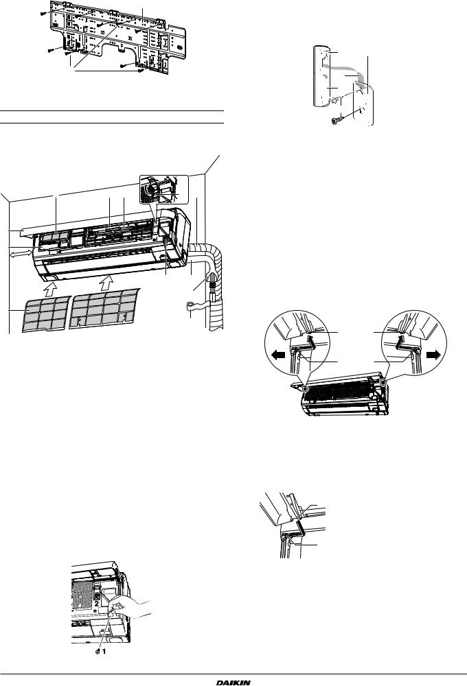 Daikin FTXR28EV1B, FTXR42EV1B, FTXR50EV1B Installation manuals