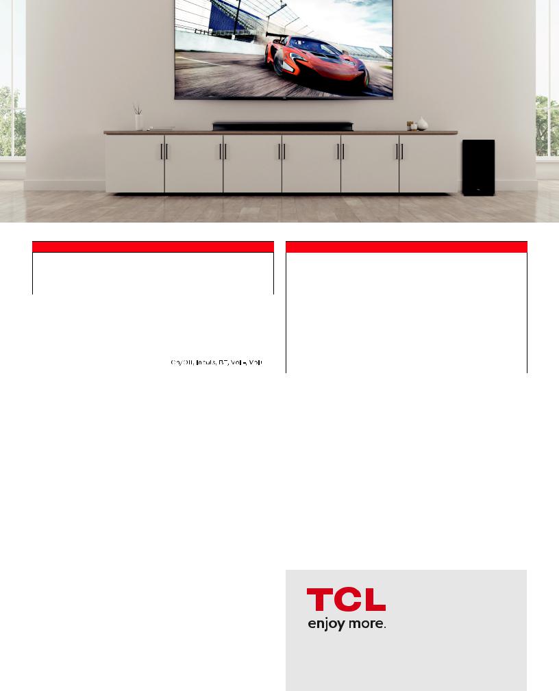 TCL Alto 9 Datasheet