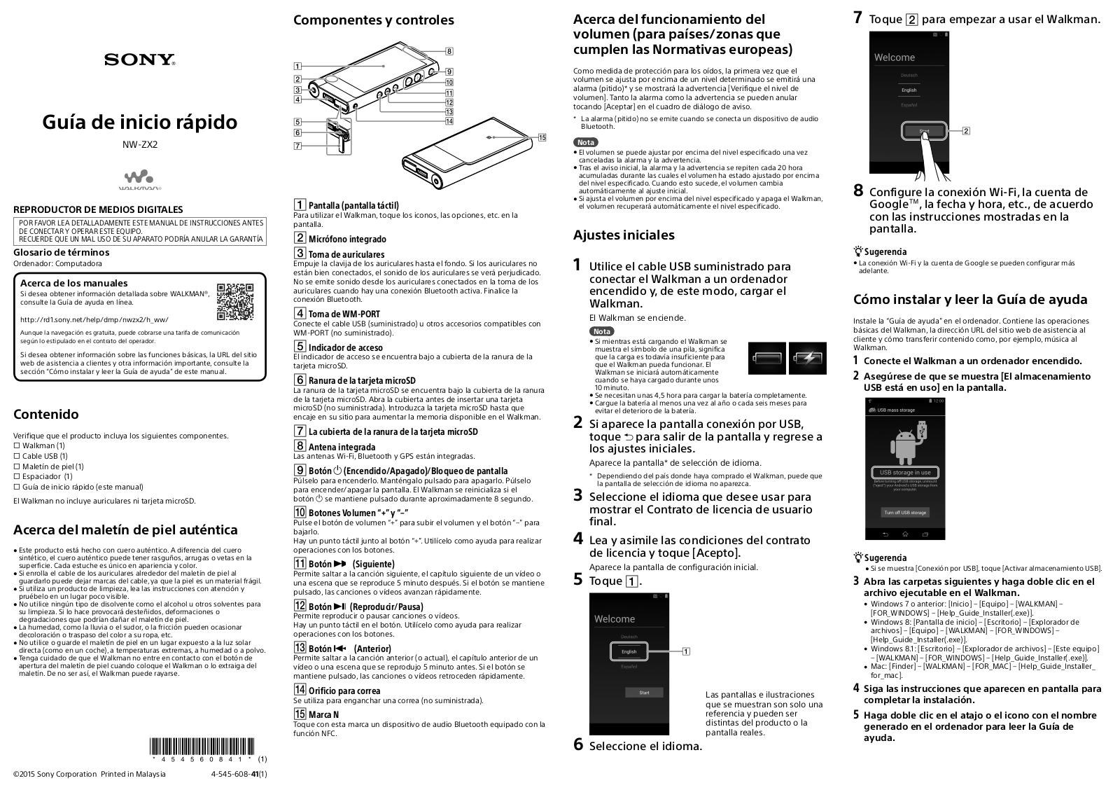 Sony Ericsson NW-ZX2 User Manual