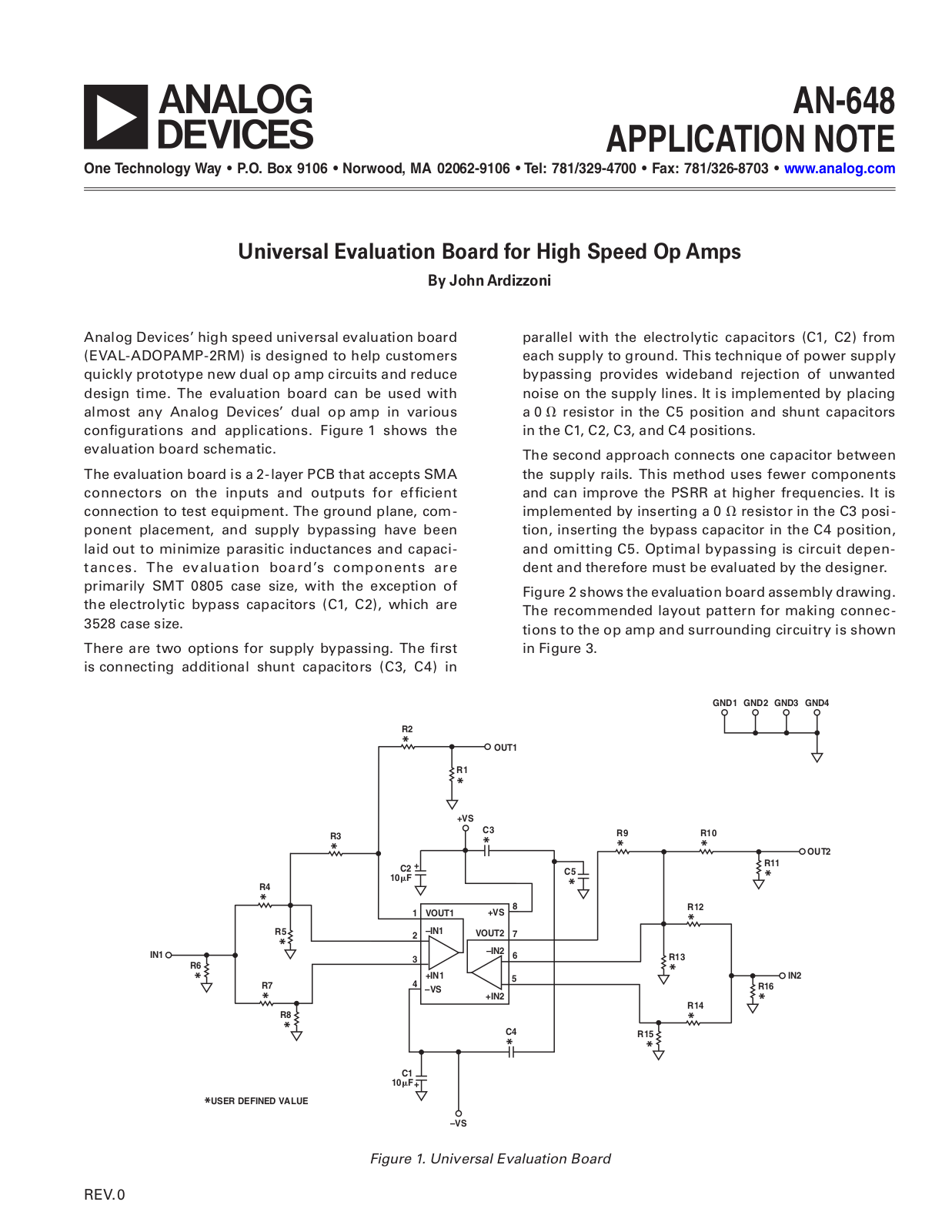 Analog Devices AN648 Application Notes