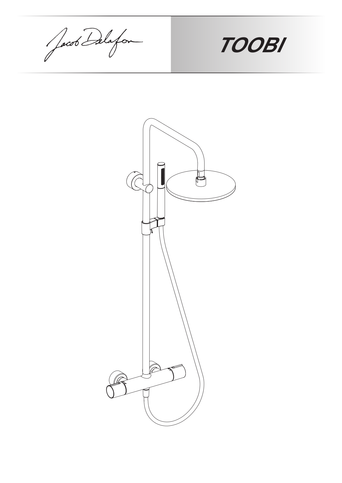 Jacob Delafon TOOBI E24311-CP Assembly guide