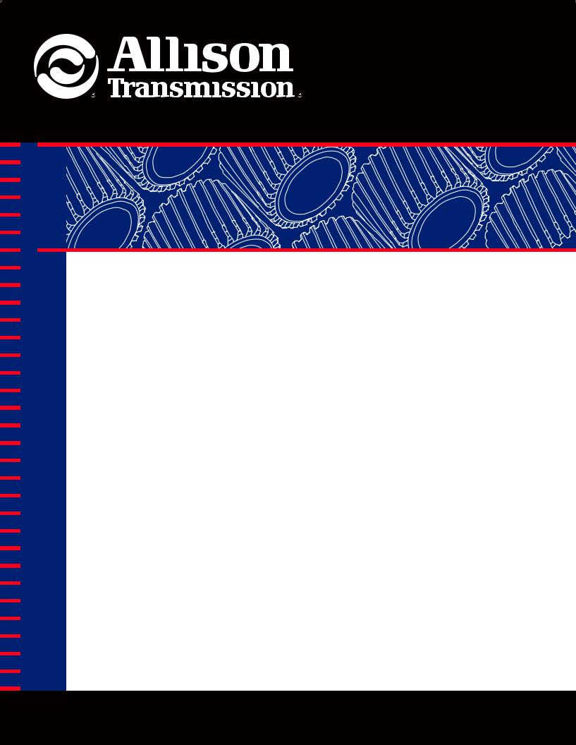 Allison Transmission 1000, 2000 Troubleshooting Manual