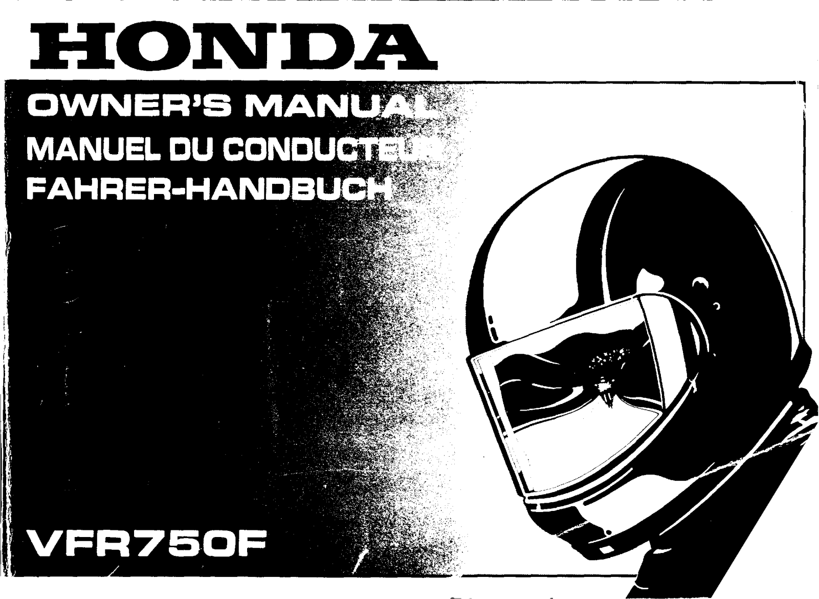 Honda VFR750F 1994 Owner's Manual