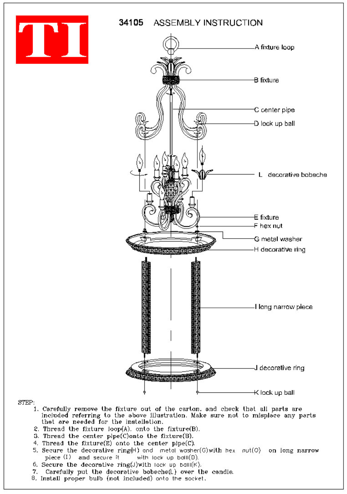 Triarch 34105 User Manual