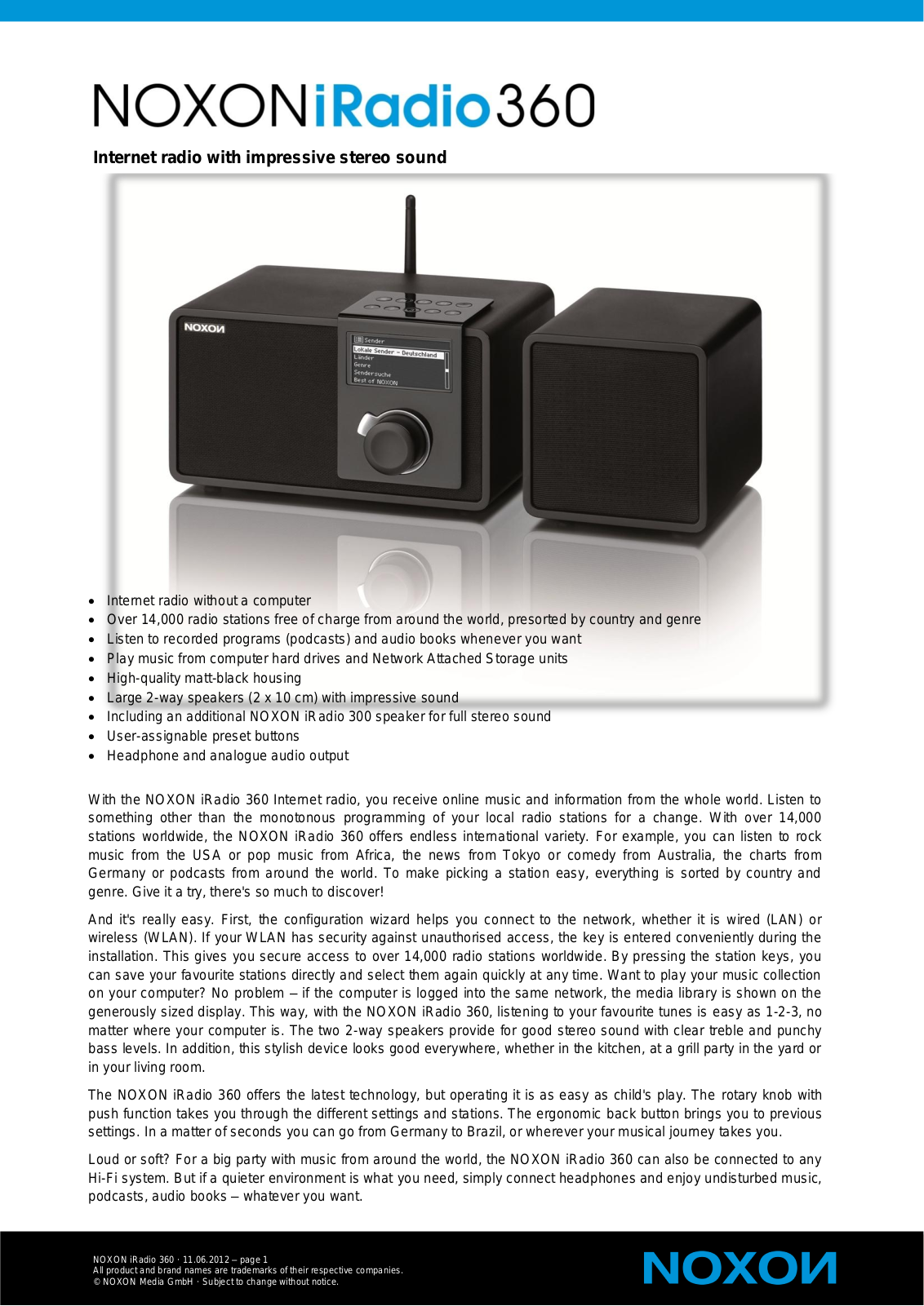 TerraTec iRadio 360 User manual