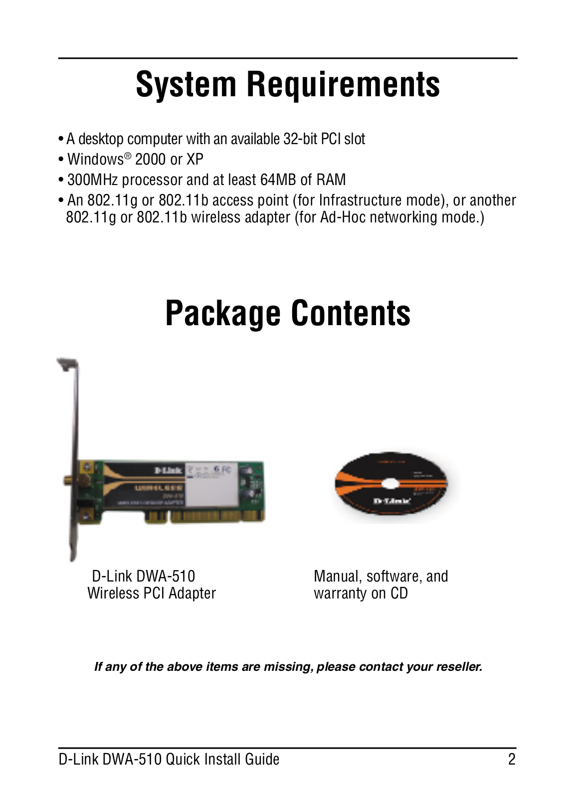 D Link WA510A1 User Manual