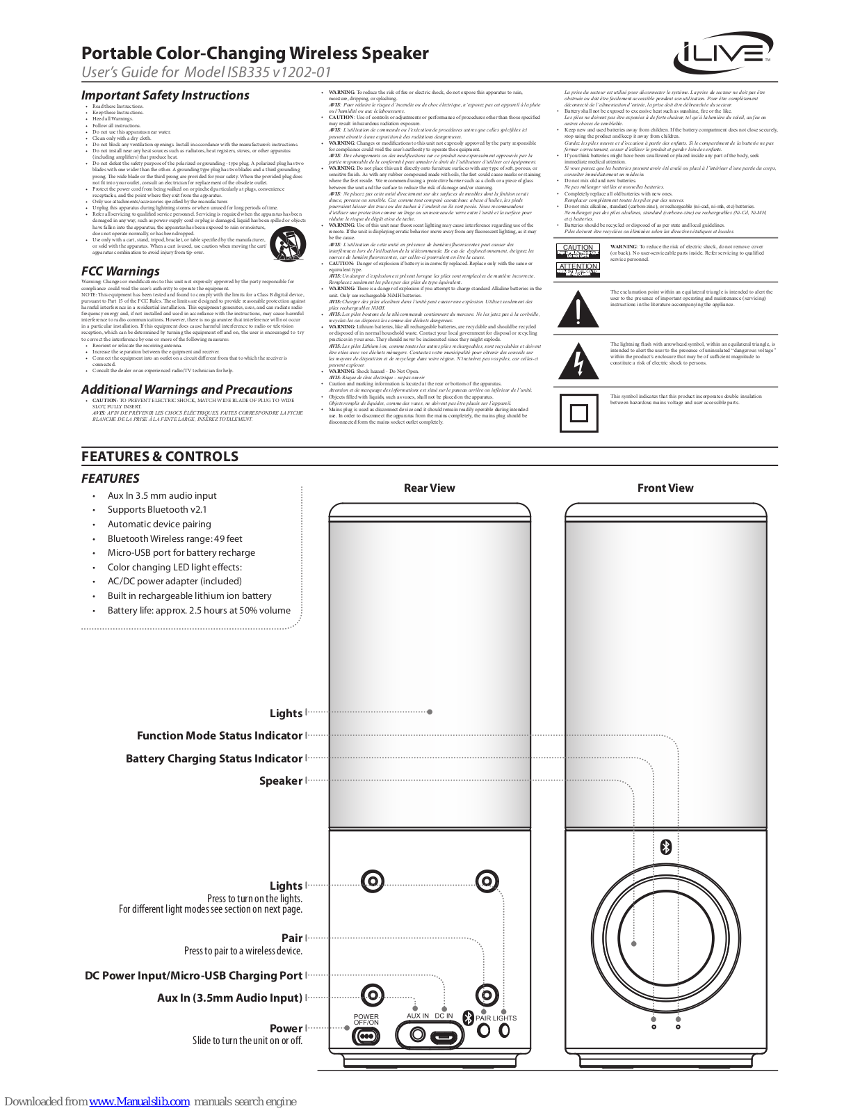 iLive ISB335 User Manual - ManualMachine.com