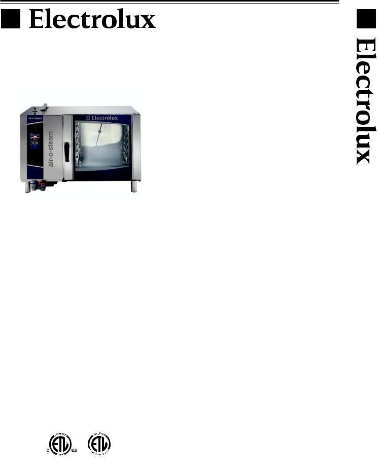 Electrolux 267281 (AOS062ETM1), 267321 (AOS062ETV1) General Manual