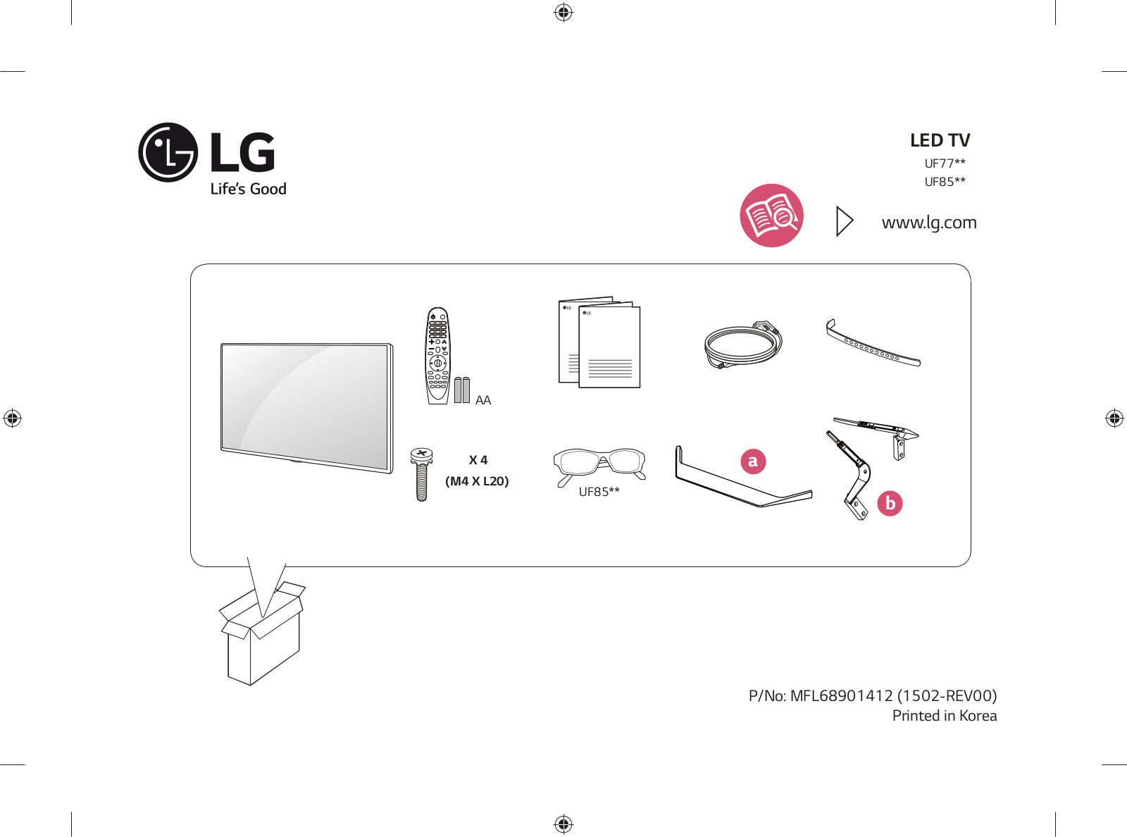 LG 43UF771V User manual