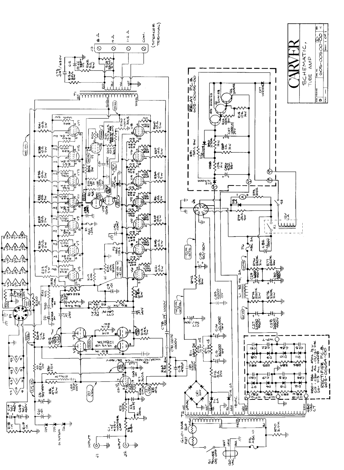 Carver Silver 7 Schematic