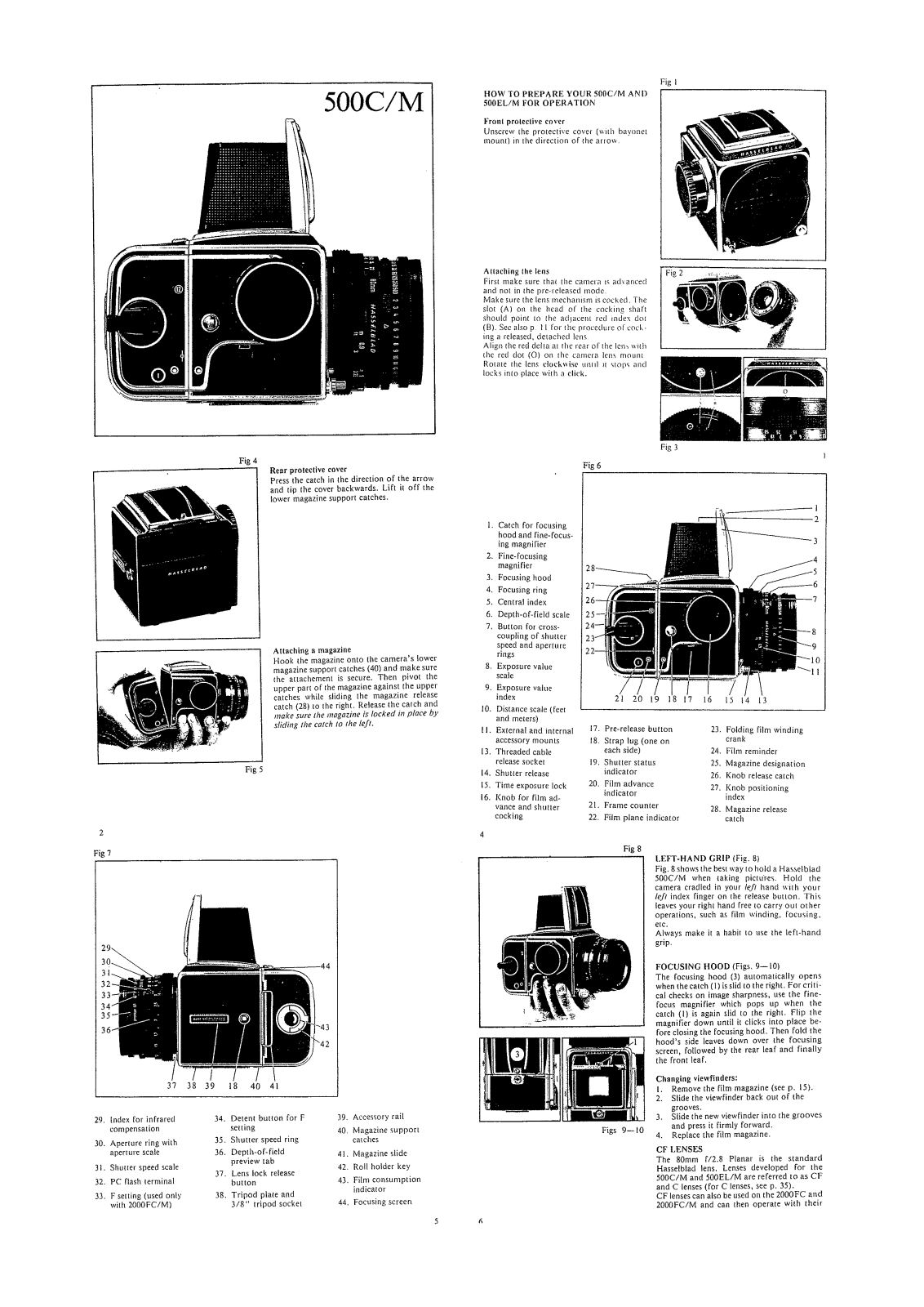 Hasselblad 500C User Manual