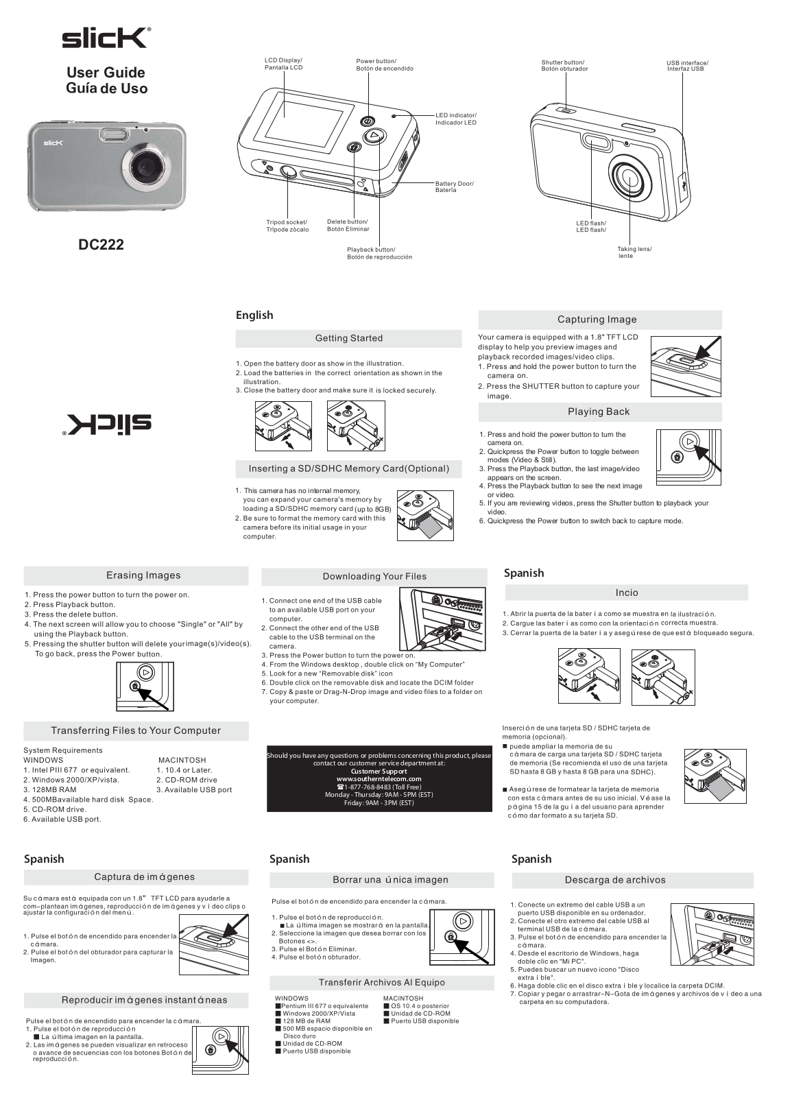 Slick DC222 User Manual - ManualMachine.com