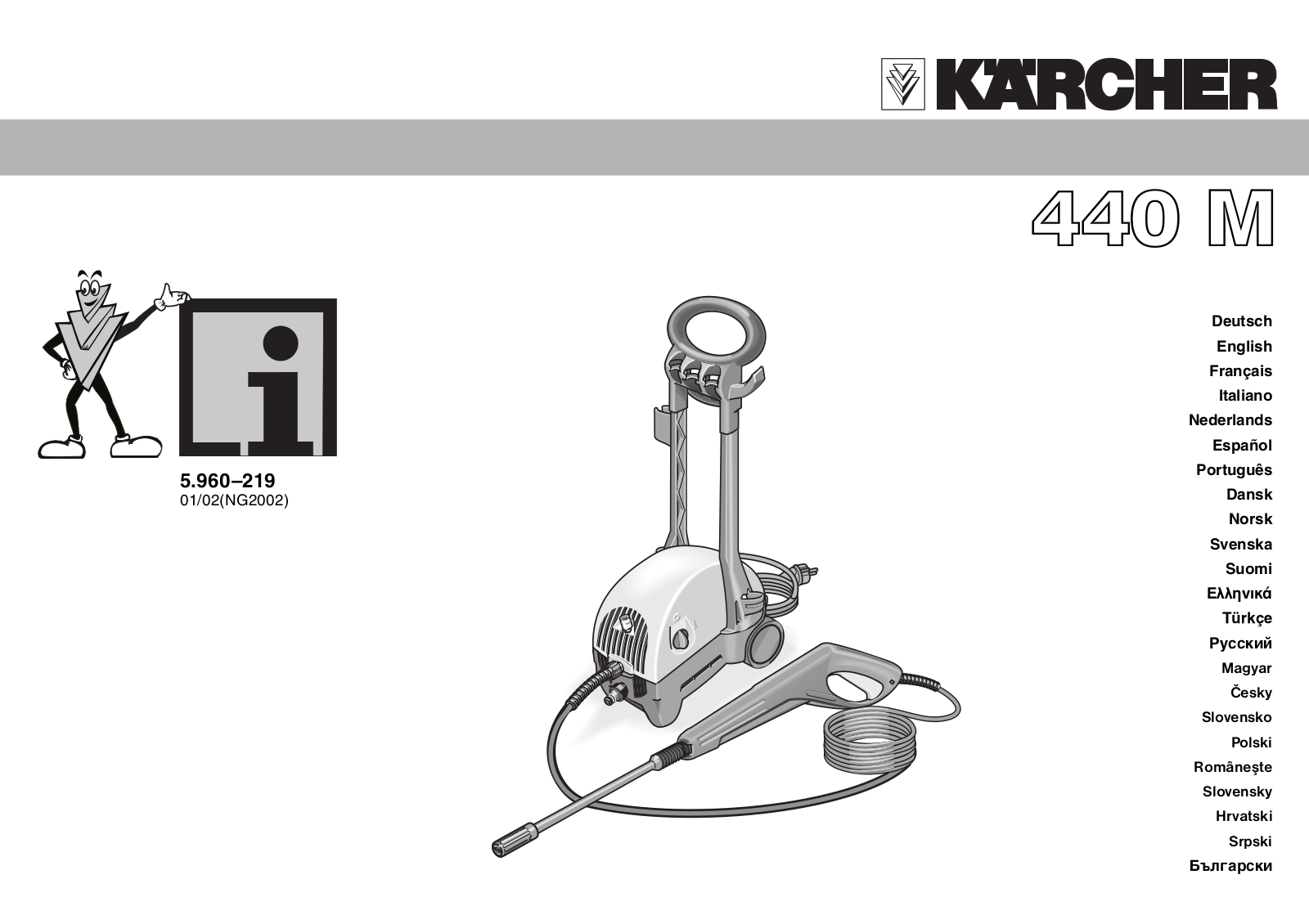 Karcher 440 M Manual