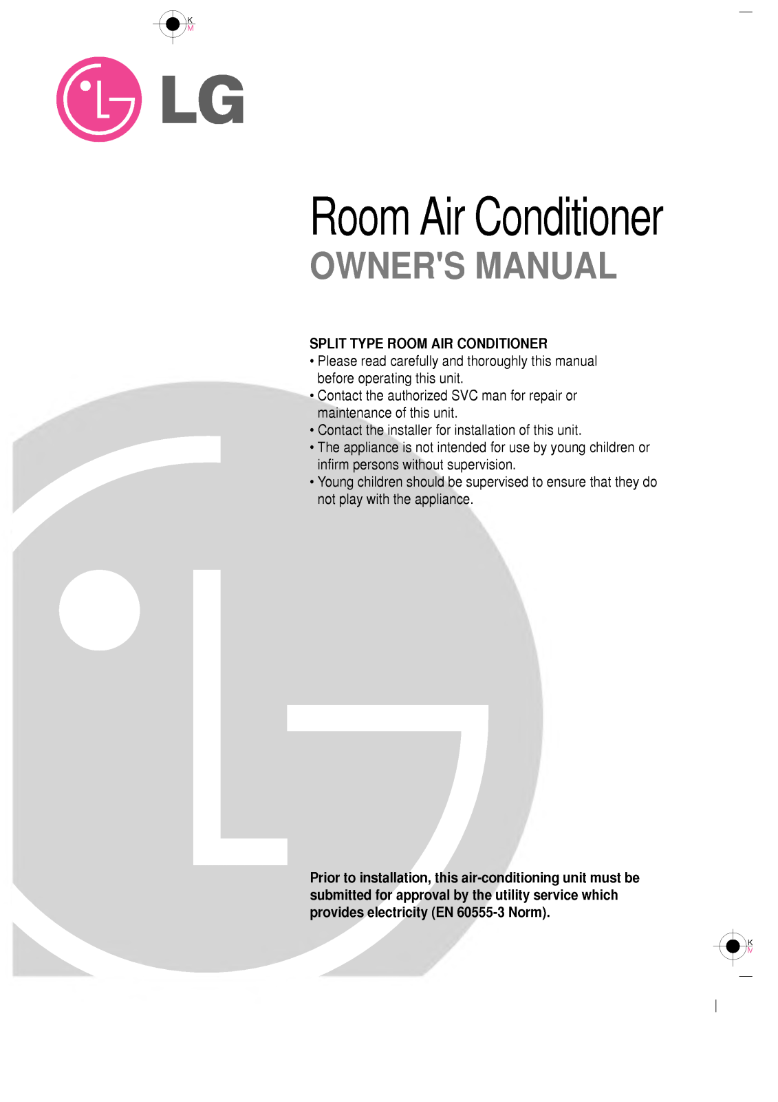 LG LS-B0960CD, LS-C1260CD User Manual