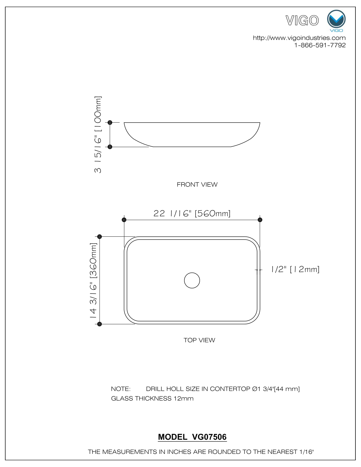 Vigo VGT111 Installation Manual