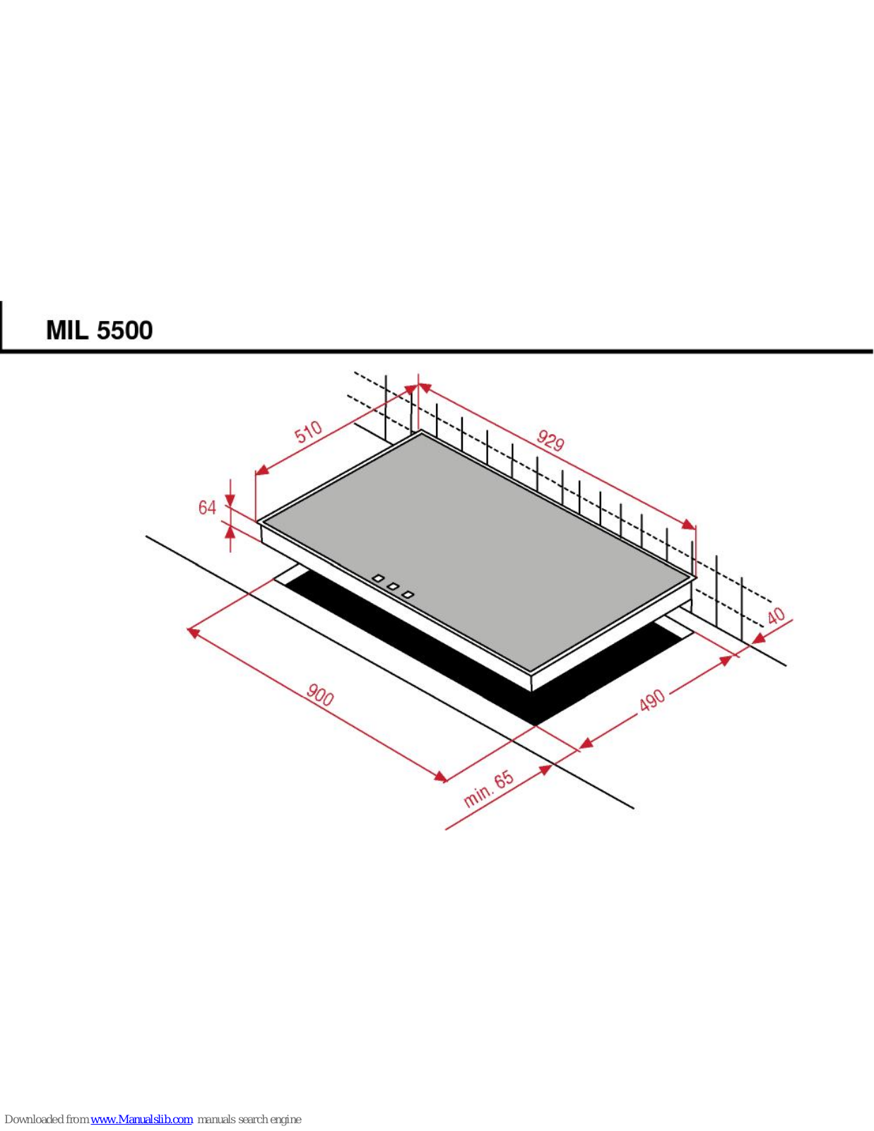 Blomberg GEB 3606, GEN 3436, GEN 3400, GEN 3406, GKB 3534 Dimensions