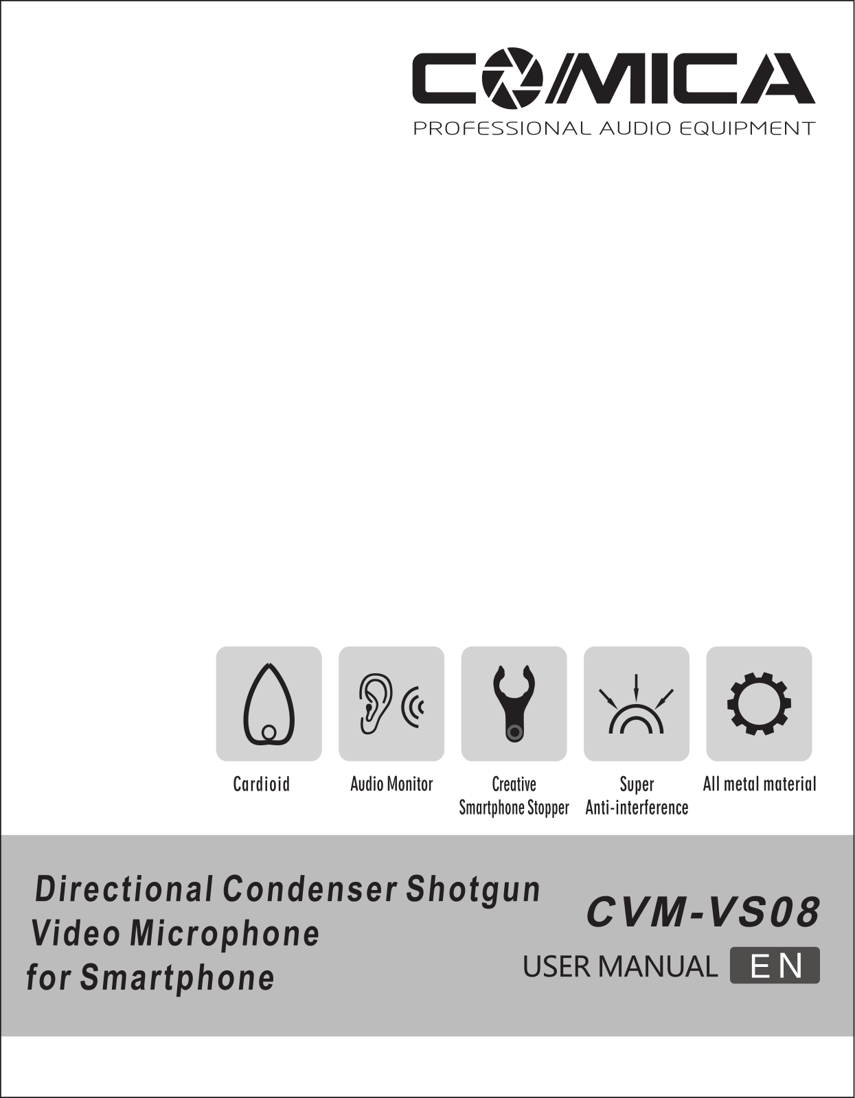 Comica CVM-VS08 User Manual