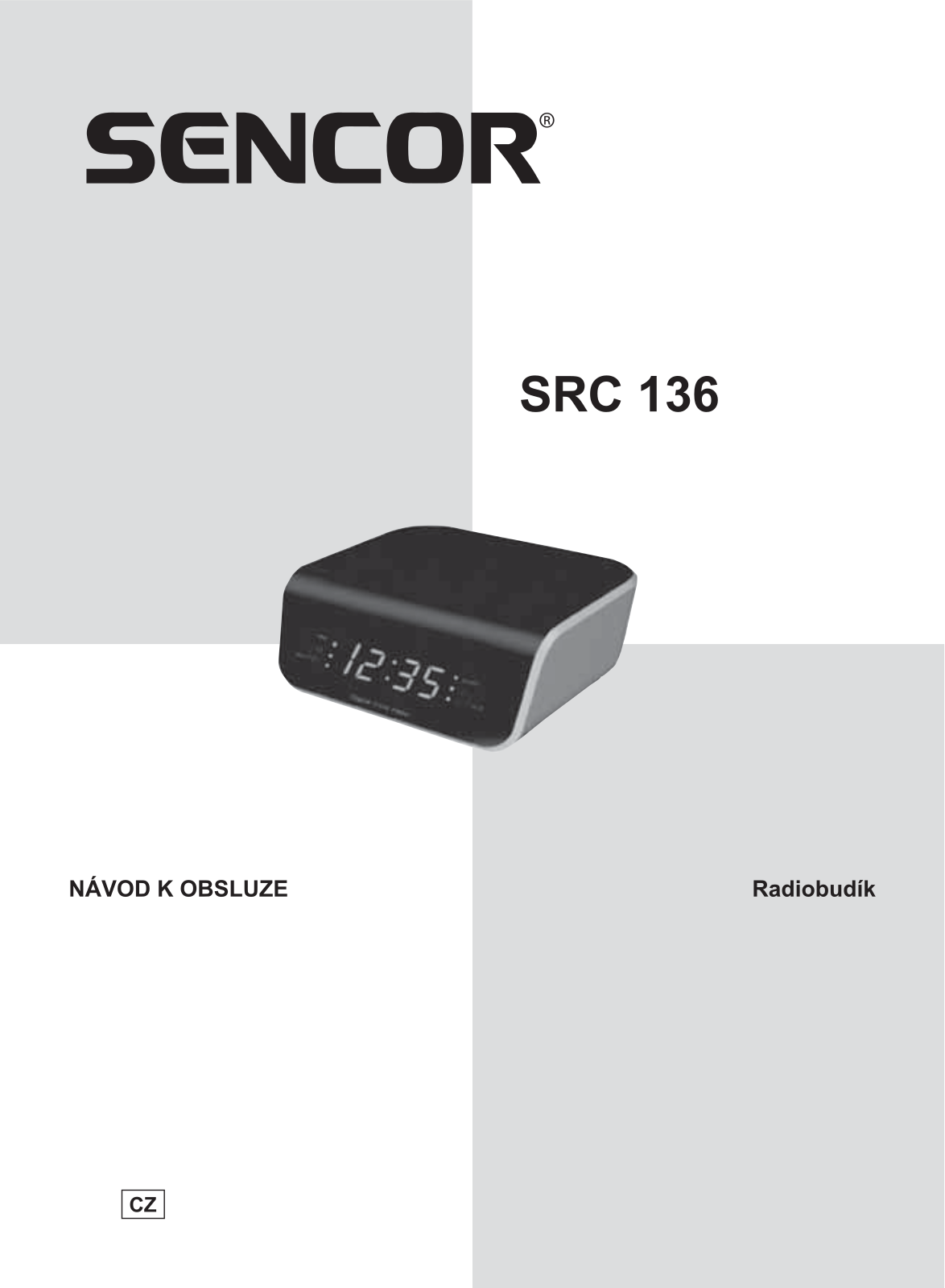 Sencor SRC 136 B User Manual