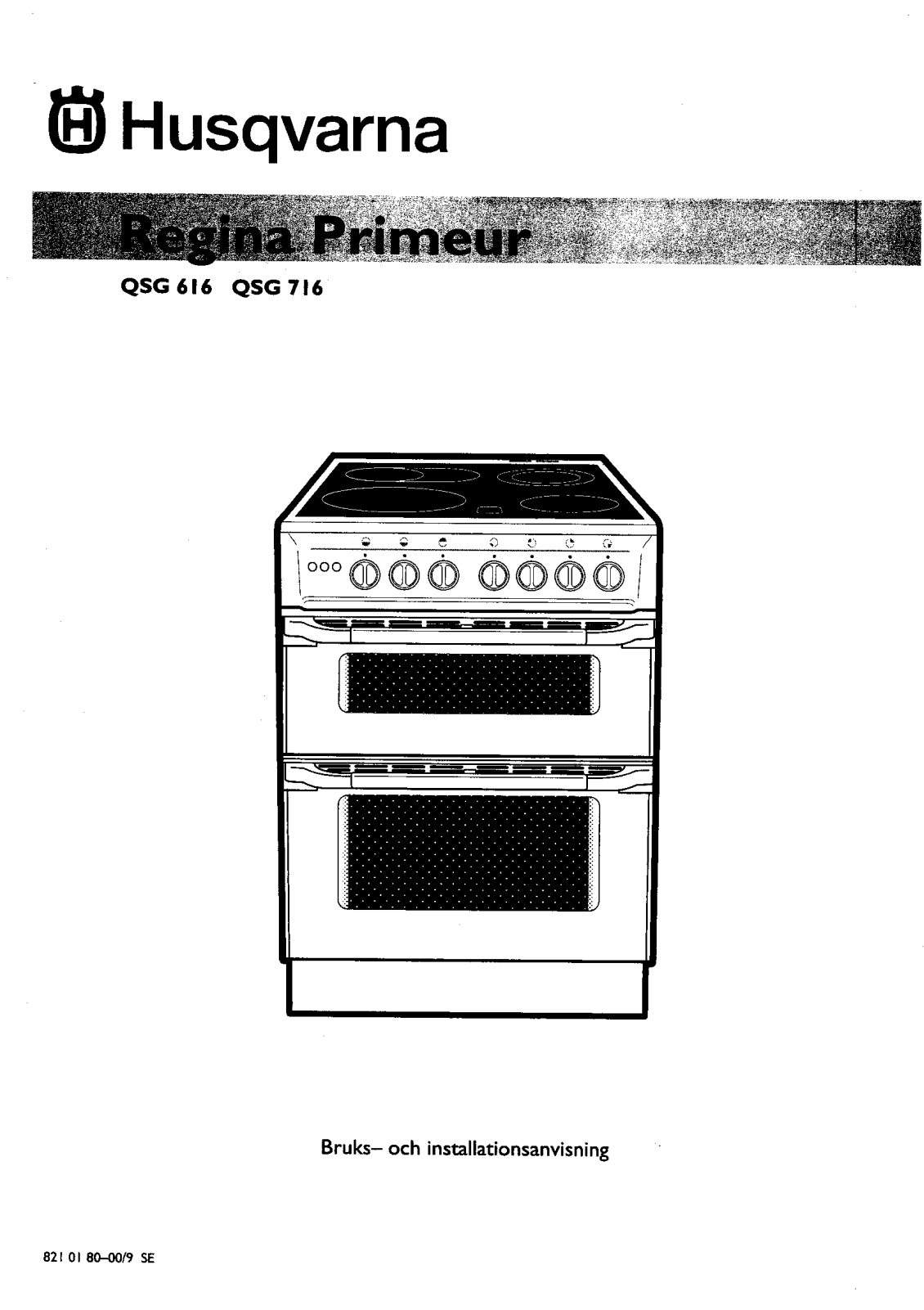 Husqvarna QSG616, QSG716 User Manual