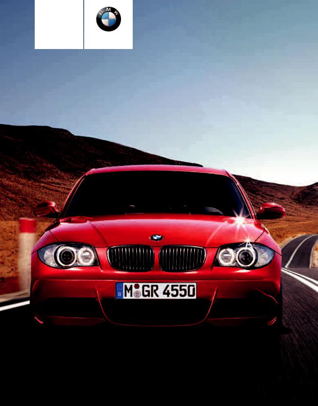 BMW 1 Series Convertible 2008 Owner's Manual